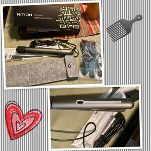 NEW Nition Platinum Professional Styler Flat Iron